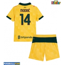 AC Milan Luka Modric #14 3rd trikot Kinder 2025-26 Kurzarm (+ Kurze Hosen)